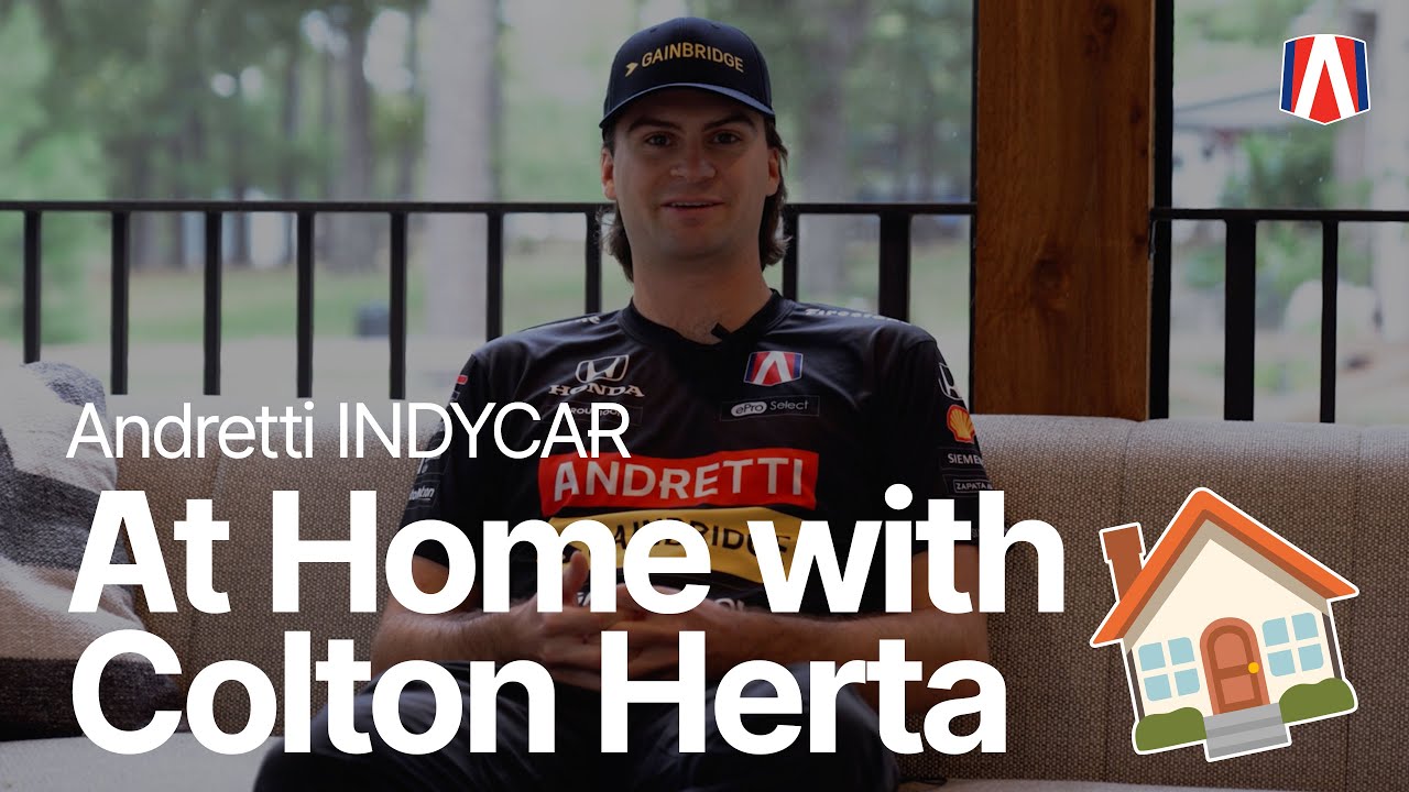 Click to watch the video “Path to the track, INDYCAR goals and life outside of the racing 🙌 | At Home with Colton Herta 🏠”