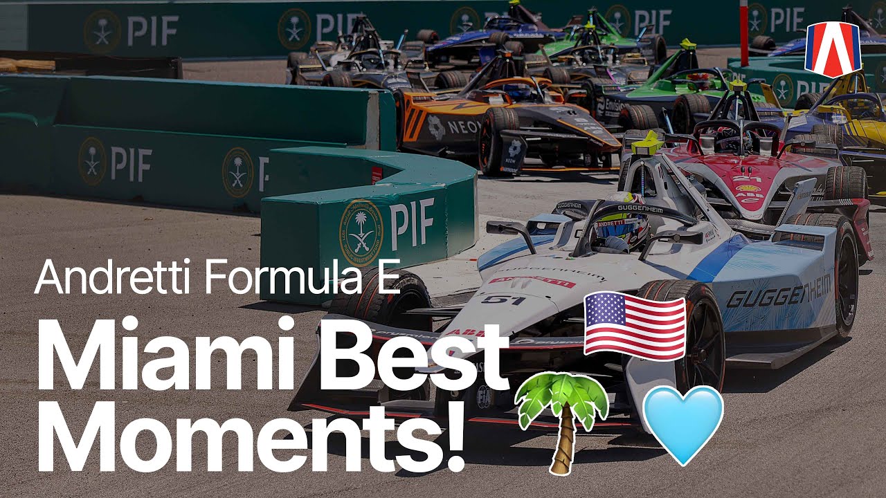 Click to watch the video “Racing at Home 🇺🇸🫶 | Miami E-Prix Best Moments | Andretti Formula E”